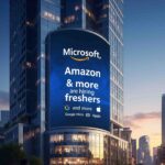 Microsoft, amazon & more are hiring freshers